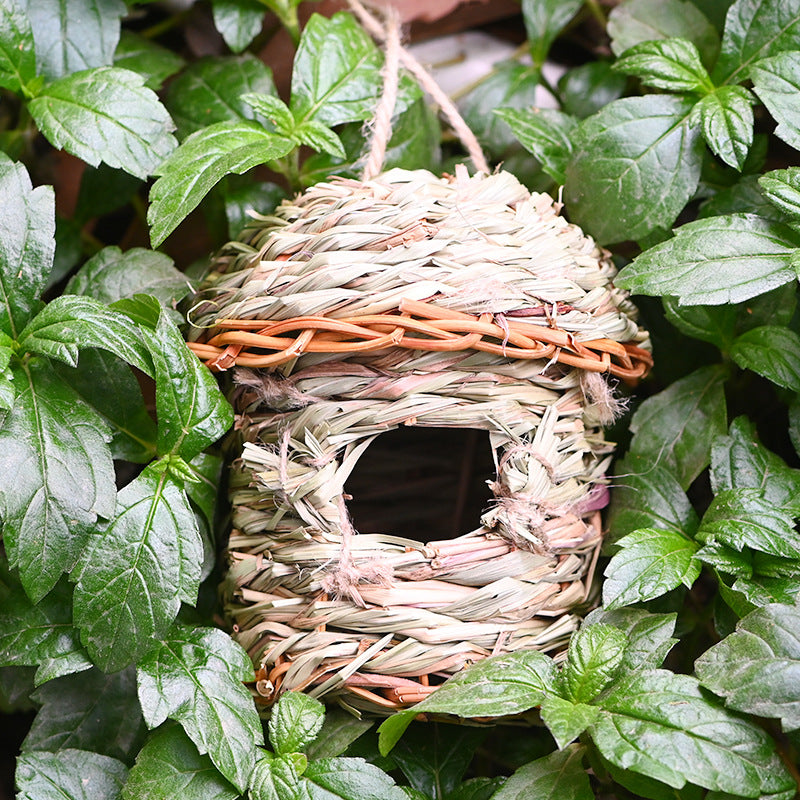 Hand-Woven Grass Bird Nest