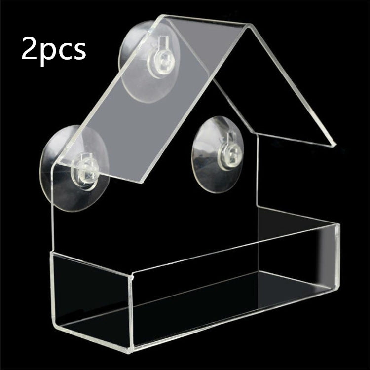 Clear Window Bird Feeder
