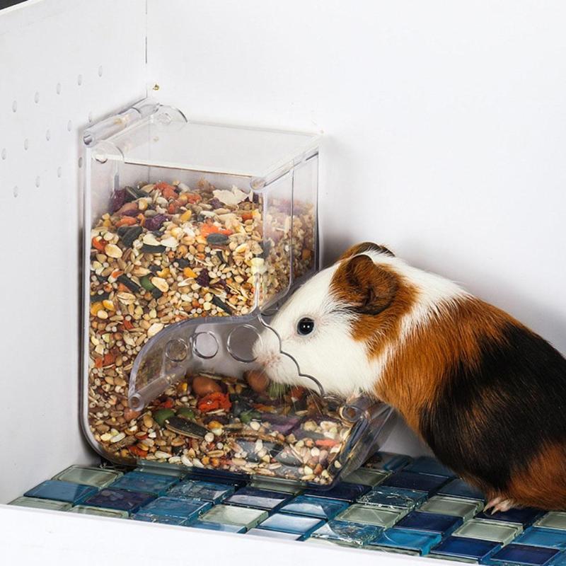 Clear Food Box for Small Pet Cages