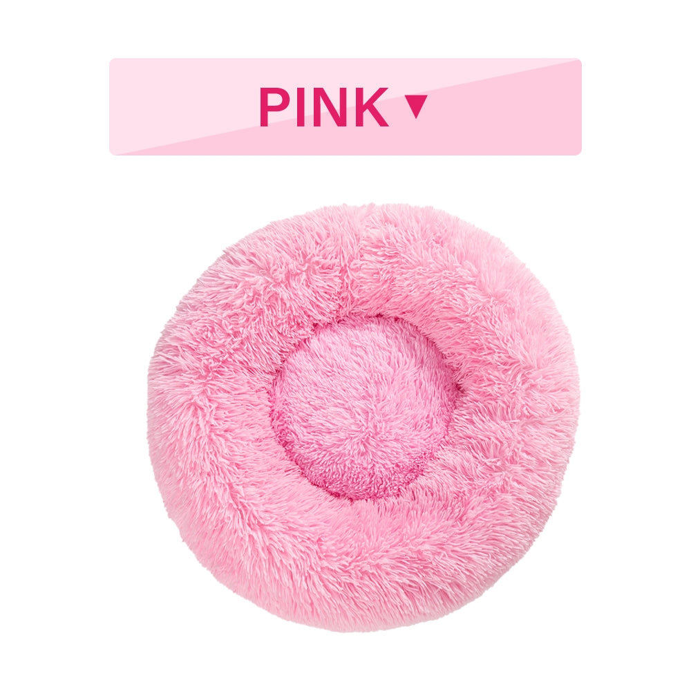 Fluffy Calming Donut Bed
