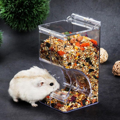 Clear Food Box for Small Pet Cages