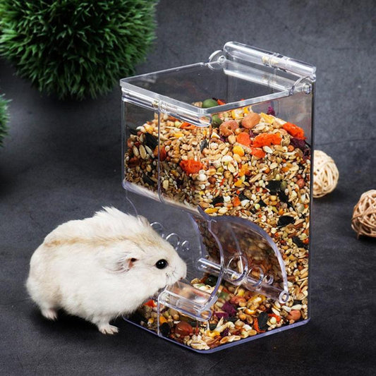 Clear Food Box for Small Pet Cages