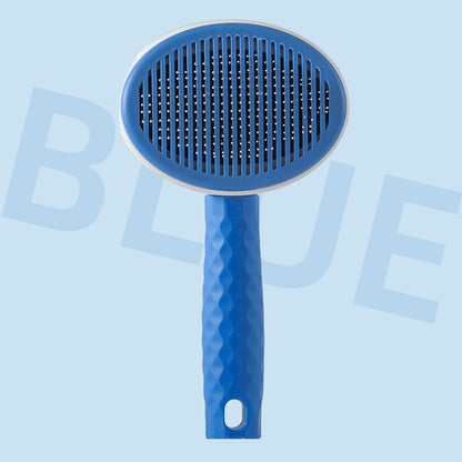 Slicker brush, blue