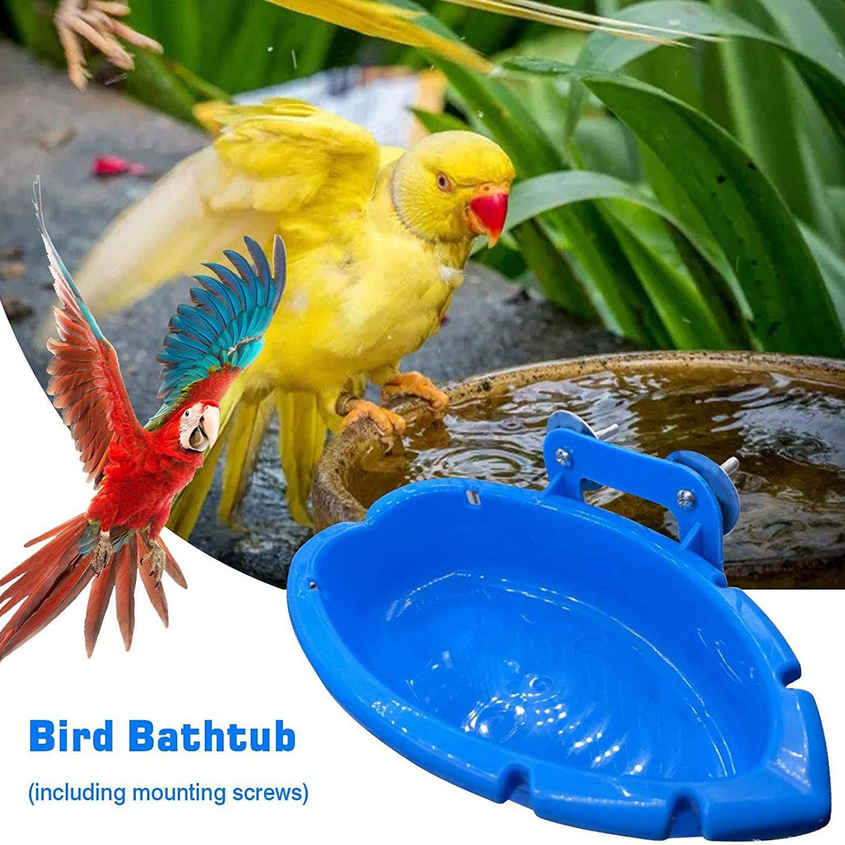 Hang-On Bird Bath