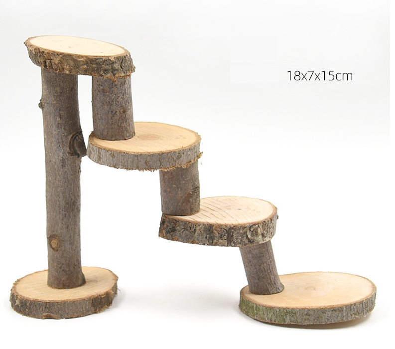 Apple-Wood Climbing Stand for Hamsters