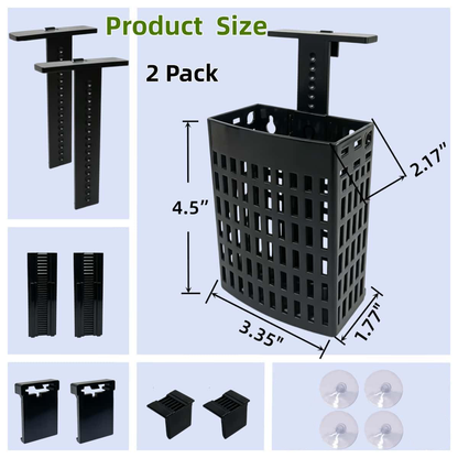 Hang-On Aquarium Plant Holders — 2 Pack
