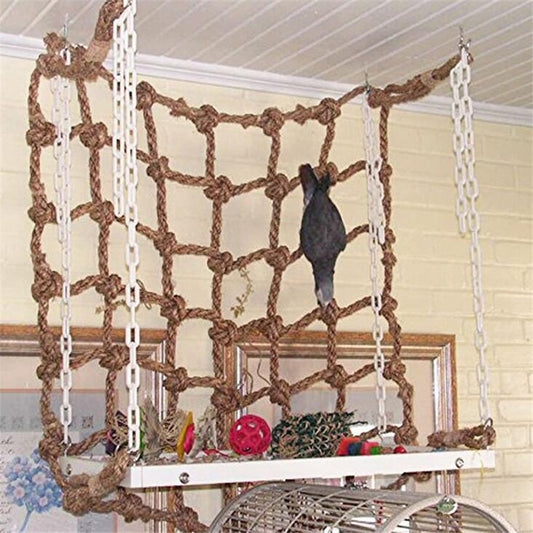Rope Climbing Net for Birds — 40 or 60 cm