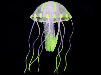 Floating Silicone Jellyfish Aquarium Ornament