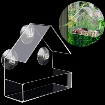 Clear Window Bird Feeder