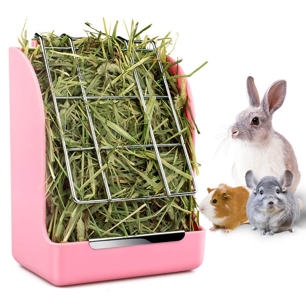 Spring-Lid Hay Rack for Rabbits & Guinea Pigs