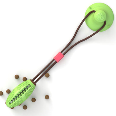 Suction-Cup Tug Toy with Treat Ball