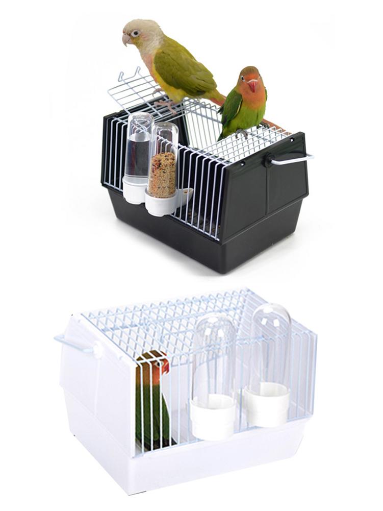 Bird Travel Carrier with 2 Feeders