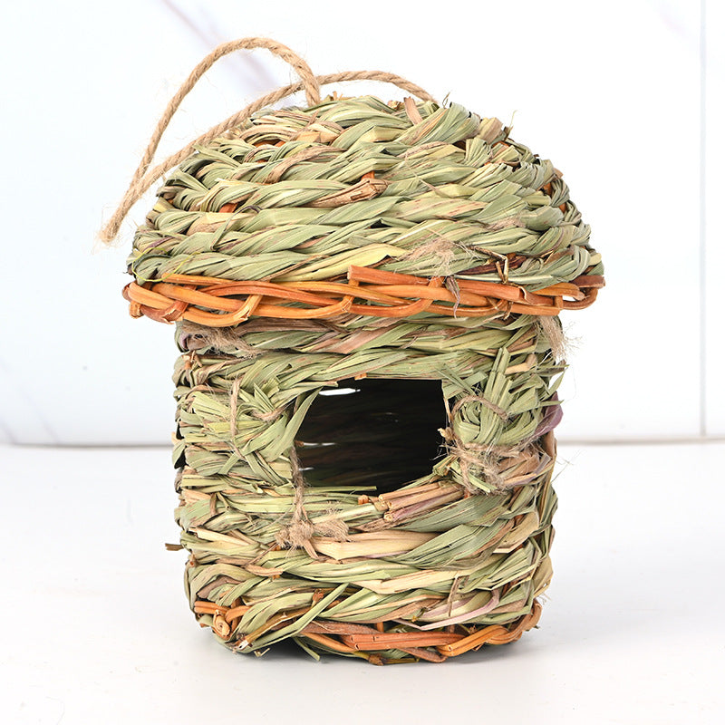 Hand-Woven Grass Bird Nest