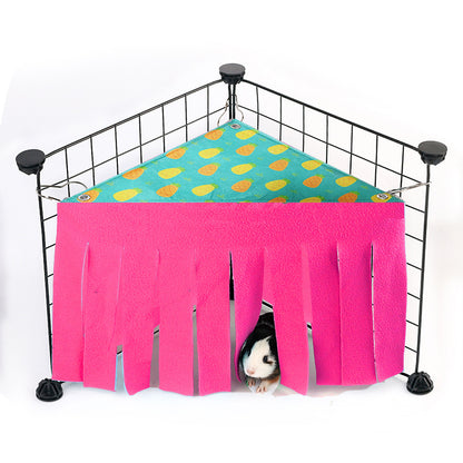 Fringe Corner Hideout for Guinea Pigs