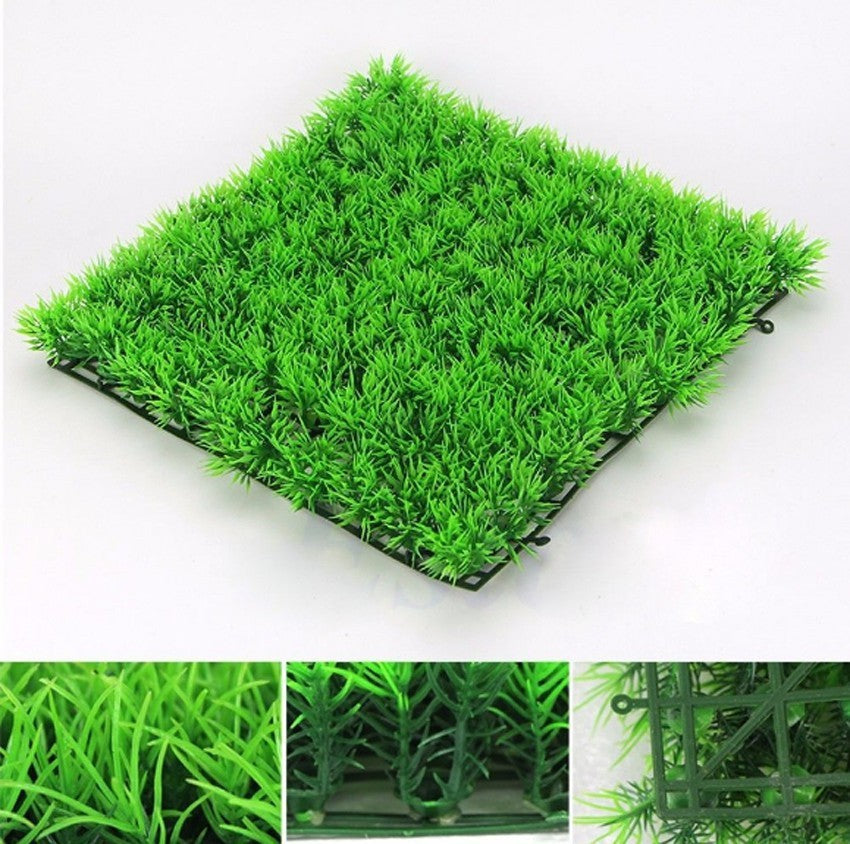 Artificial Grass Carpet for Aquariums — 25 × 25 cm