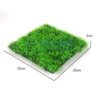 Artificial Grass Carpet for Aquariums — 25 × 25 cm