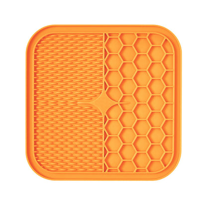 Large lick mat, orange