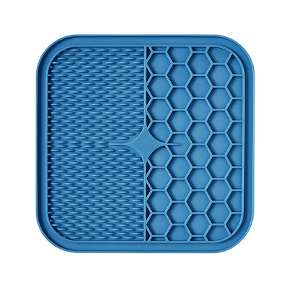 Large lick mat, blue