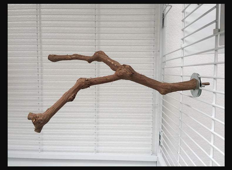 Natural Grapevine Perch for Bird Cages