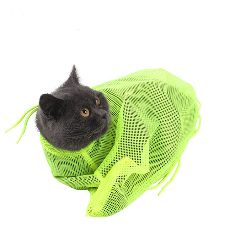Mesh Cat Grooming & Bath Bag