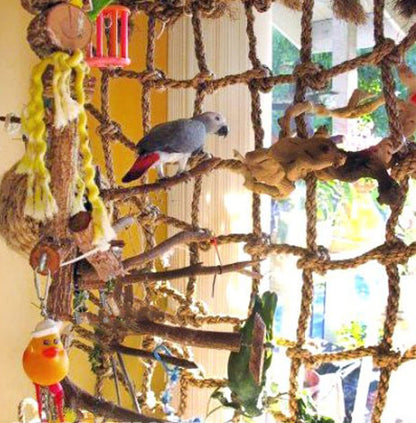 Rope Climbing Net for Birds — 40 or 60 cm