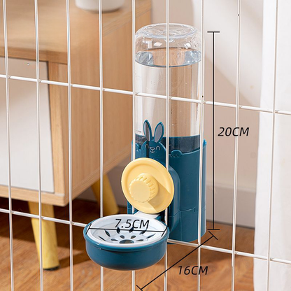 Hanging Gravity Food or Water Dispenser for Small Pets