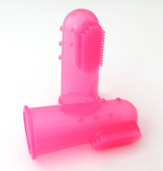 Silicone Finger Toothbrush for Dogs & Cats
