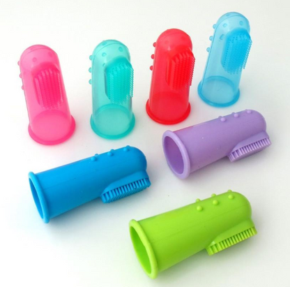 Silicone Finger Toothbrush for Dogs & Cats