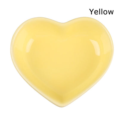 Heart-Shaped Ceramic Food Dish for Hamsters