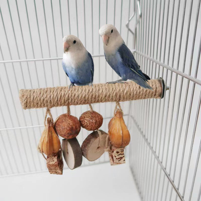 Jute Rope Perch with Natural Chews