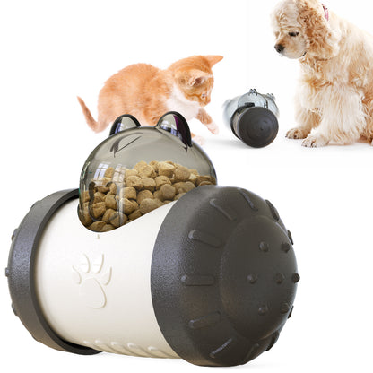 Treat-Dispensing Tumbler Toy – Black