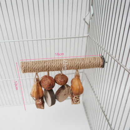 Jute Rope Perch with Natural Chews