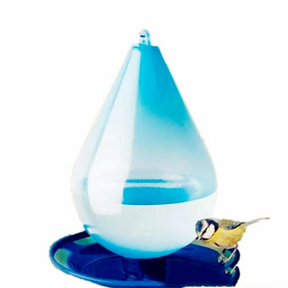 Hanging Teardrop Bird Feeder with Tray