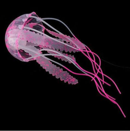 Floating Silicone Jellyfish Aquarium Ornament