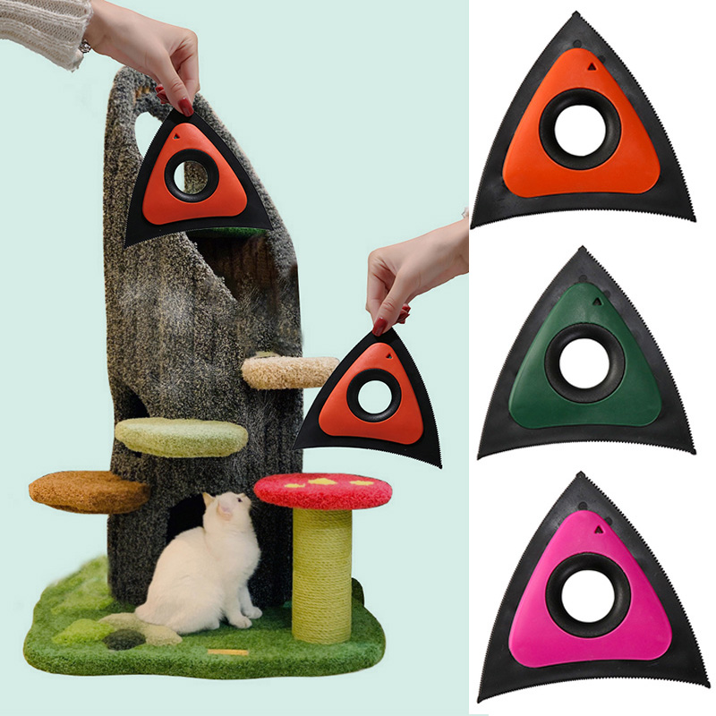 Triangle Pet Hair Scraper for Carpets