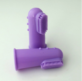 Silicone Finger Toothbrush for Dogs & Cats