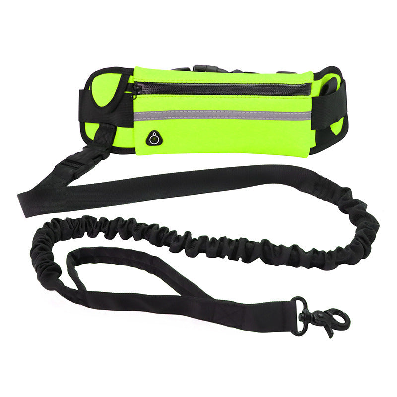 Hands-Free Running Leash with Waist Belt