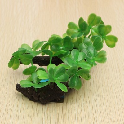 Small Artificial Aquarium Plants — 3 Styles