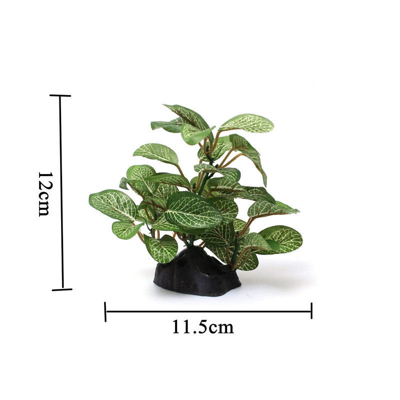 Small Artificial Aquarium Plants — 3 Styles