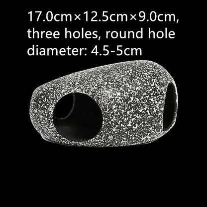 Ceramic Cichlid Stone Cave — 3 Sizes