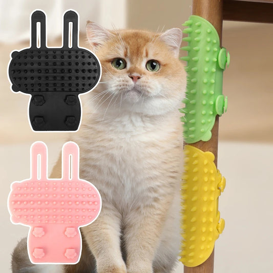 Self-Grooming Rub Brush for Cats