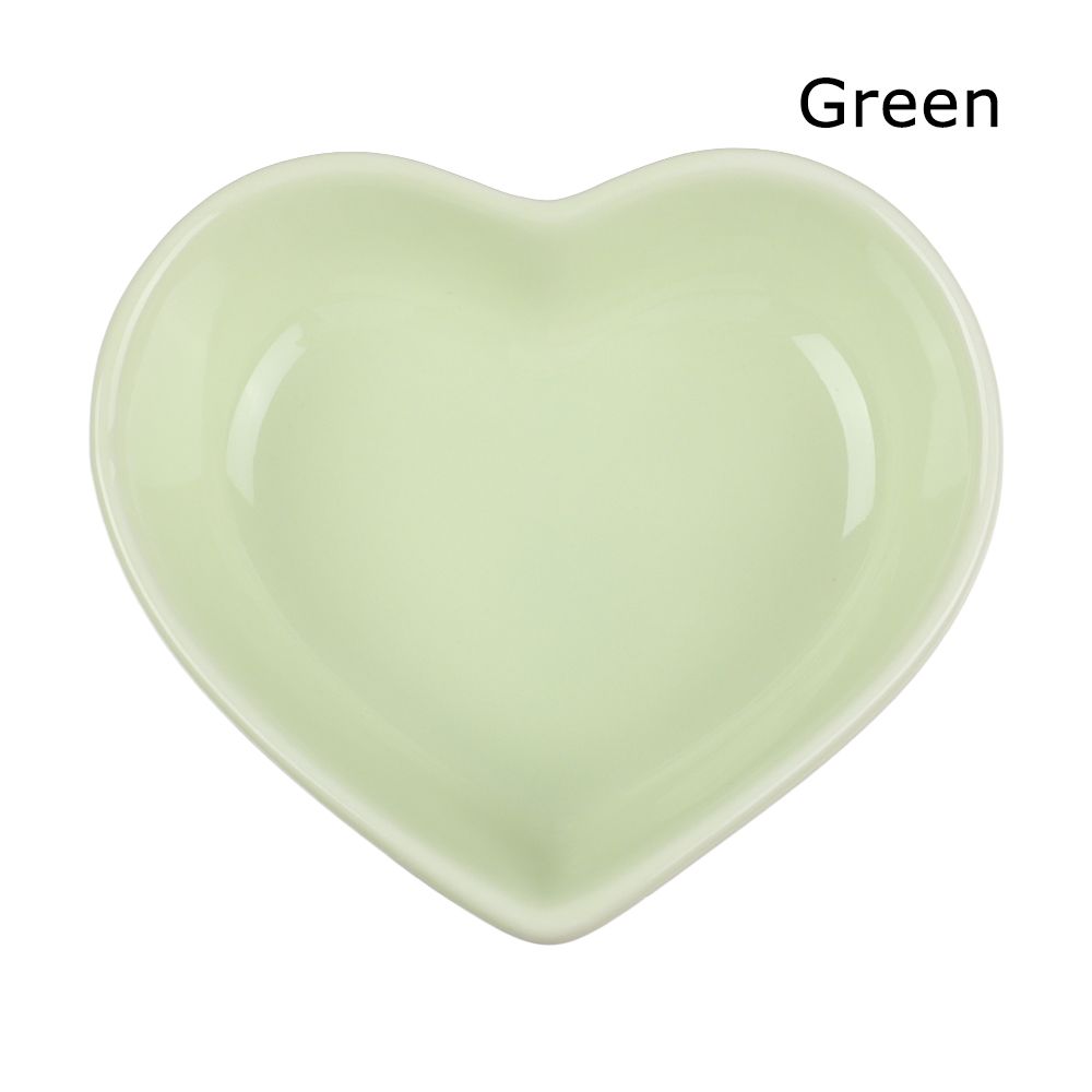 Heart-Shaped Ceramic Food Dish for Hamsters