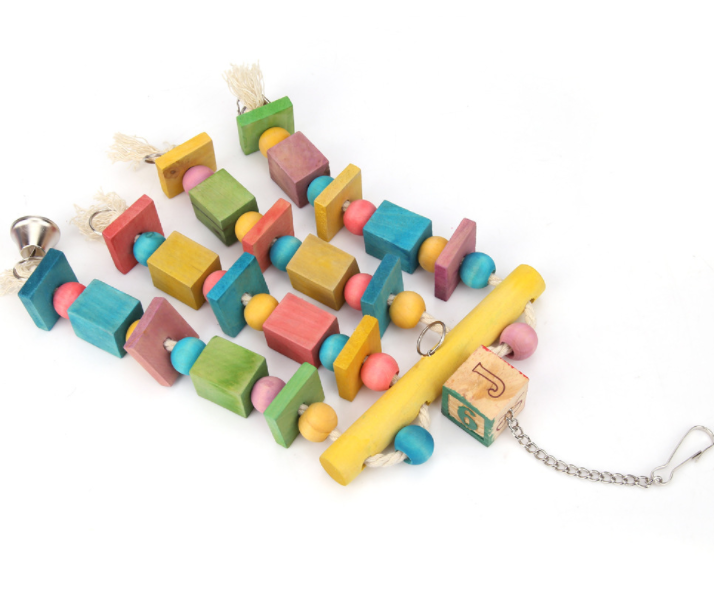 Colourful parrot toy