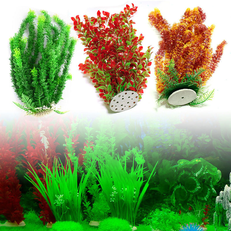 Tall Artificial Aquarium Plant — 45–49 cm
