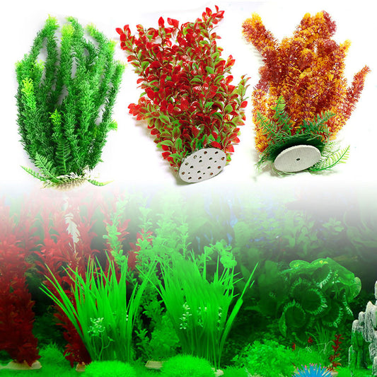 Tall Artificial Aquarium Plant — 45–49 cm