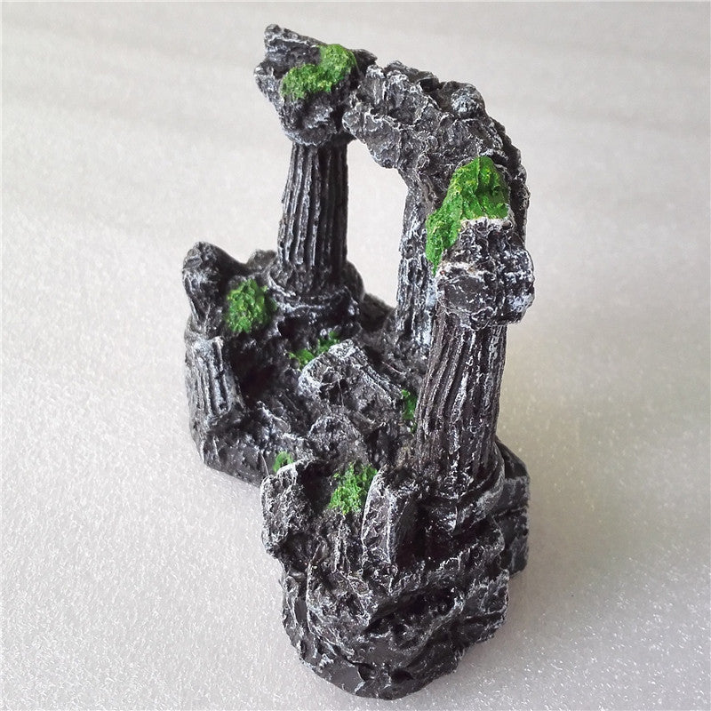Roman Column Ruins Aquarium Hideout — 9.3 cm