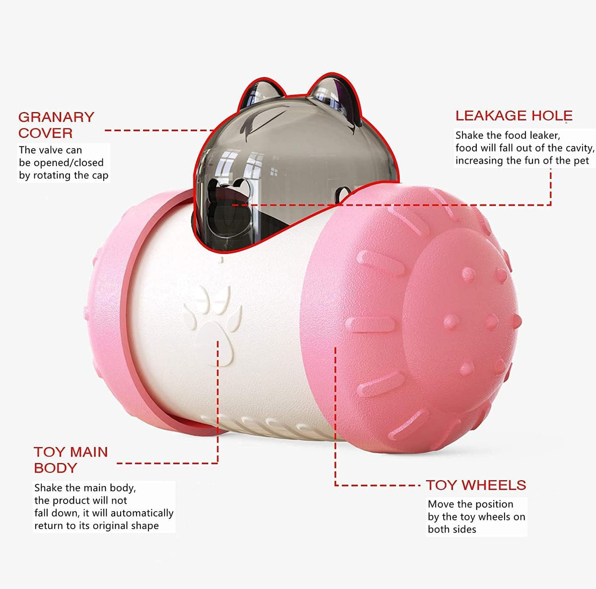 Treat-Dispensing Tumbler Toy