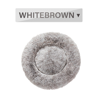Fluffy Calming Donut Bed