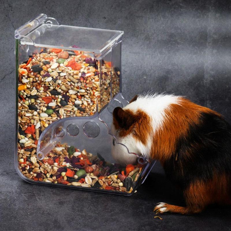 Clear Food Box for Small Pet Cages