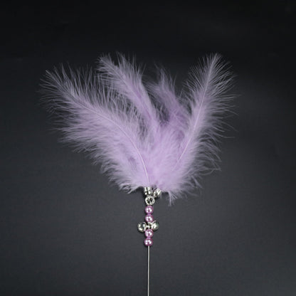 Feather Cat Teaser Wand with Bell